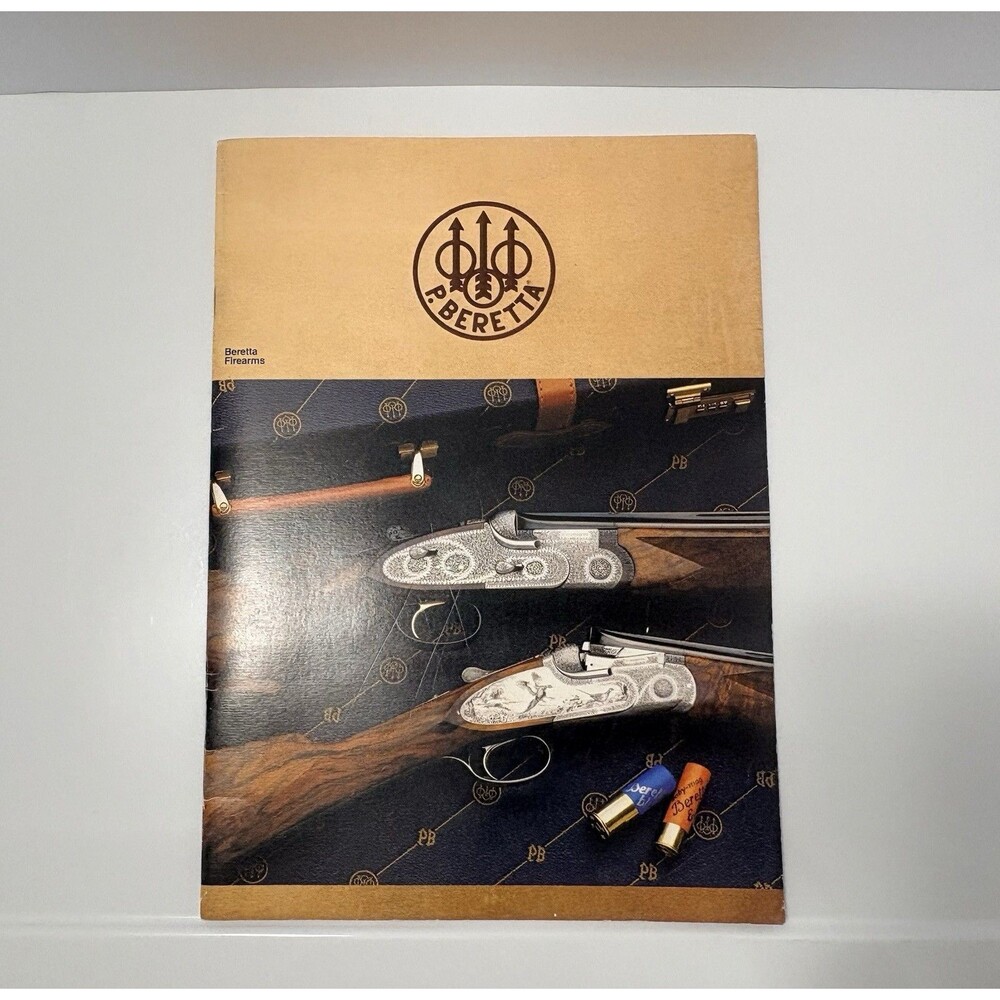 VTG 1988 Beretta Shotgun Handgun Rifle Catalog Brochure OG Firearm Collector